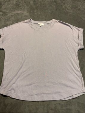 Splendid Light Lavender Short Sleeve Crew Tee